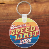 Snelheidslimiet Zomerzonsondergang 2025 Sleutelhanger (Voorkant)