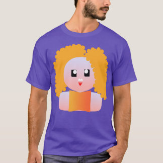 SNELHEIDSMEISJE MET HAAR HAAR T-SHIRT