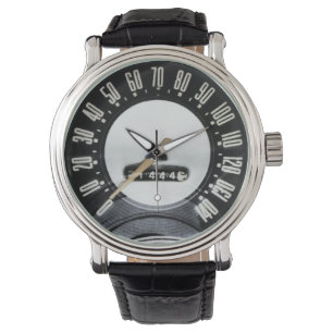 Snelheidsmeter 1957 Klassieke Sportauto Horloge