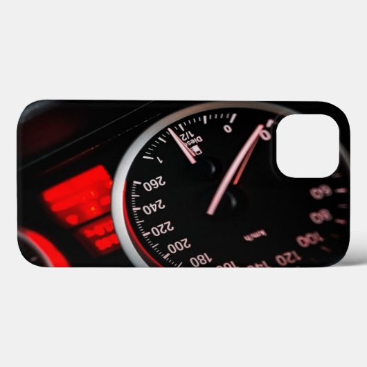 Snelheidsmeter Case-Mate iPhone Case (Achterkant (horizontaal))