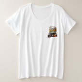 Snelheidsmeter Grote Maat T-shirt (Design voorkant)