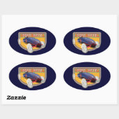 Snelheidsmeter Onderzetter Auto Ovale Sticker (Vel)