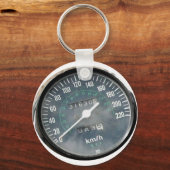 Snelheidsmeter op sleutelketting sleutelhanger (Voorkant)
