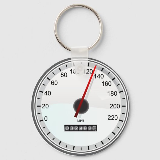 snelheidsmeter sleutelhanger (Voorkant)