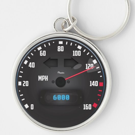 snelheidsmeter sleutelhanger (Voorkant)