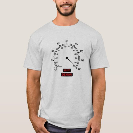 Snelheidsmeter T-shirt (Voorkant)