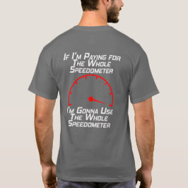 Snelheidsmeter T-shirt