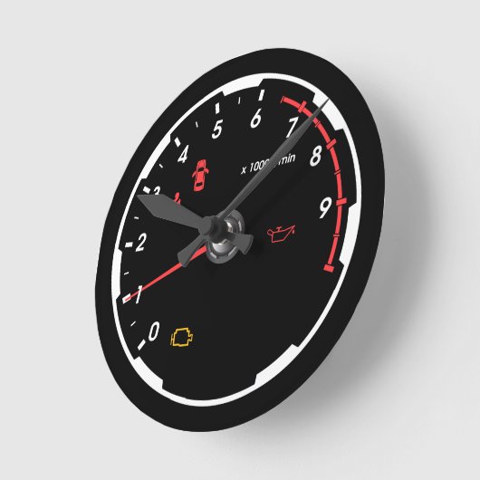 Snelheidsmeter - Tachometerauto Ronde Klok (Hoek)