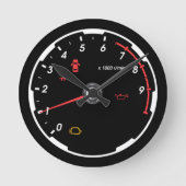 Snelheidsmeter - Tachometerauto Ronde Klok (Voorkant)