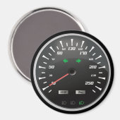 Snelheidsmeter voor Nerd Geeks Magneet (Voorkant / Achterkant)