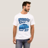 Snelheidsrace snel 97 t-shirt (Voorkant volledig)