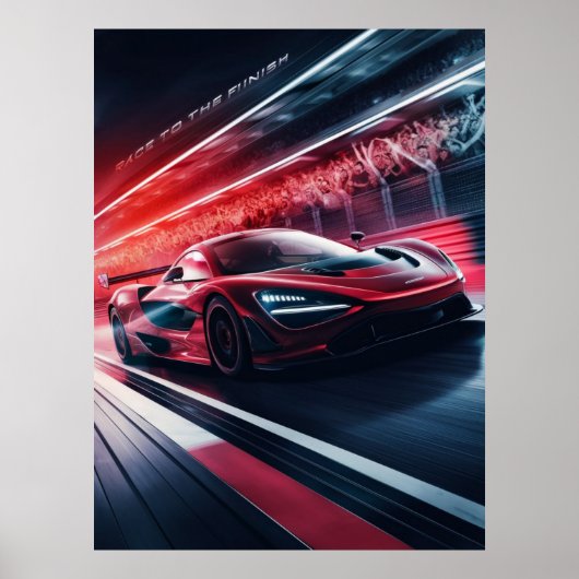 Snelheidsracer Poster (Voorkant)
