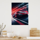 Snelheidsracer Poster (Keuken)