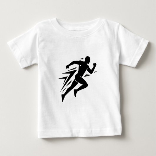 Snelheidsrenner Silhouet Atletisch Sportontwerp (Voorkant)