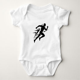 Snelheidsrenner Silhouet Atletisch Sportontwerp Romper