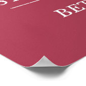 Snelkoppeling voor boek naar beter leven magenta poster (Hoek)