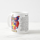 Snell, de Oorsprong, de Betekenis en de Mok Crest (Voorkant links)