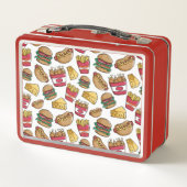 Snelle aangepaste lunchboxen voor het voedselpatro (Achterkant)