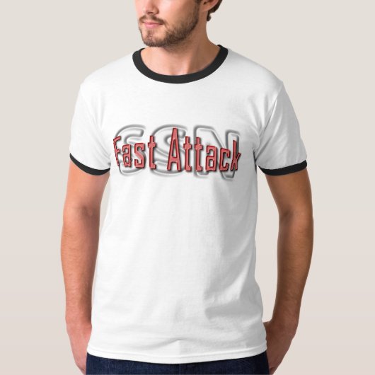 Snelle aanval SSN T-shirt (Voorkant)