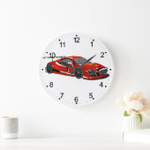 Snelle auto-cartoon | Extreme race |Kies achterkle Grote Klok (Huis)