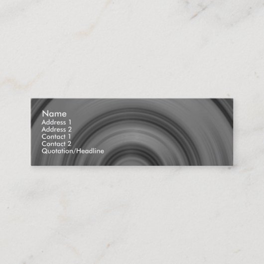 Snelle auto I Mini Visitekaartje (Voorkant)