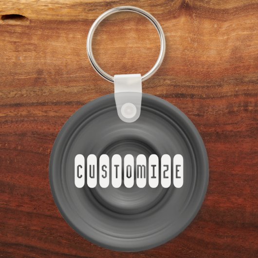 Snelle auto II - Sjabloon Sleutelhanger (Voorkant)