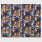 Snelle auto inpakpapier (Vlak)