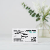 Snelle auto Logo, Auto Dealer Visitekaartje (Staand voorkant)