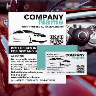 Snelle auto Logo, Auto Dealership Adverteren Flyer