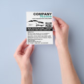 Snelle auto Logo, Auto Dealership Adverteren Flyer (Hand)