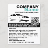 Snelle auto Logo, Auto Dealership Adverteren Flyer (Voorkant)