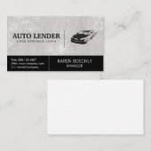 Snelle auto Logo Visitekaartje (Voorkant / Achterkant)