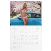 Snelle auto's, minder kleding - Sexy Bikini Car Ca Kalender (Mar 2026)
