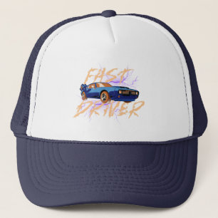 SNELLE BESTUURDER - blauw Trucker Pet