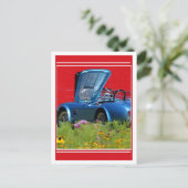 Snelle bloemen briefkaart (Staand voorkant)
