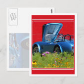 Snelle bloemen briefkaart (Voorkant / Achterkant)