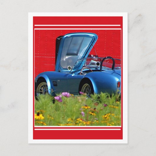 Snelle bloemen briefkaart (Voorkant)