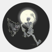 Snelle Botten Ronde Sticker (Voorkant)