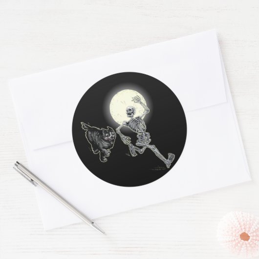 Snelle Botten Ronde Sticker (Envelop)