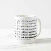 Snelle bruine vos Mok (Voorkant rechts)