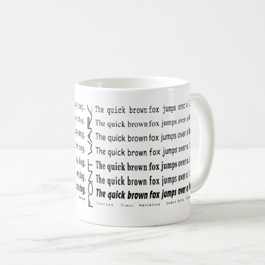 Snelle bruine vos Mok (Voorkant rechts)