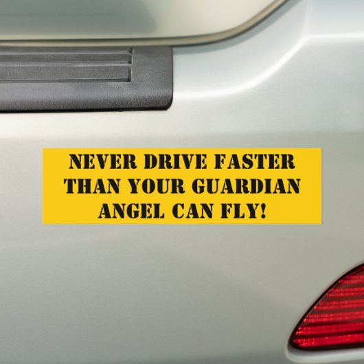 Snelle Bumpersticker (Op auto)