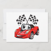 Snelle cartoon vlag - Kies achterkleur Kaart (Achterkant)