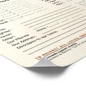 Snelle contactpersonen [Noodnummer en frequentienu Poster (Hoek)