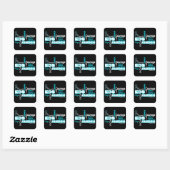 Snelle Creëer Square Sticker (Vel)