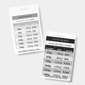 Snelle dosering betreffende: Succinylcholine RSI v Badge (Voor- en achterkant)