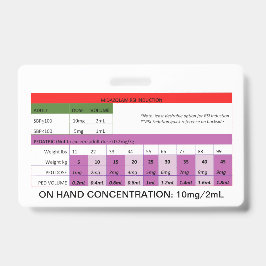 Snelle dosering RE: Midazolam RSI-inductie/sedatie Badge