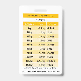 Snelle dosering RE: Vecuronium & Rocuronium verlam Badge