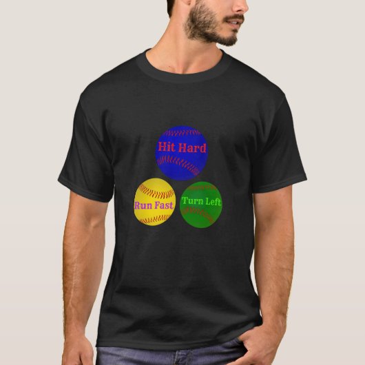 Snelle draai naar links t-shirt (Voorkant)