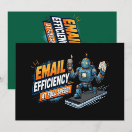 Snelle E-mailproductiviteitsrobot Feestdagenkaart